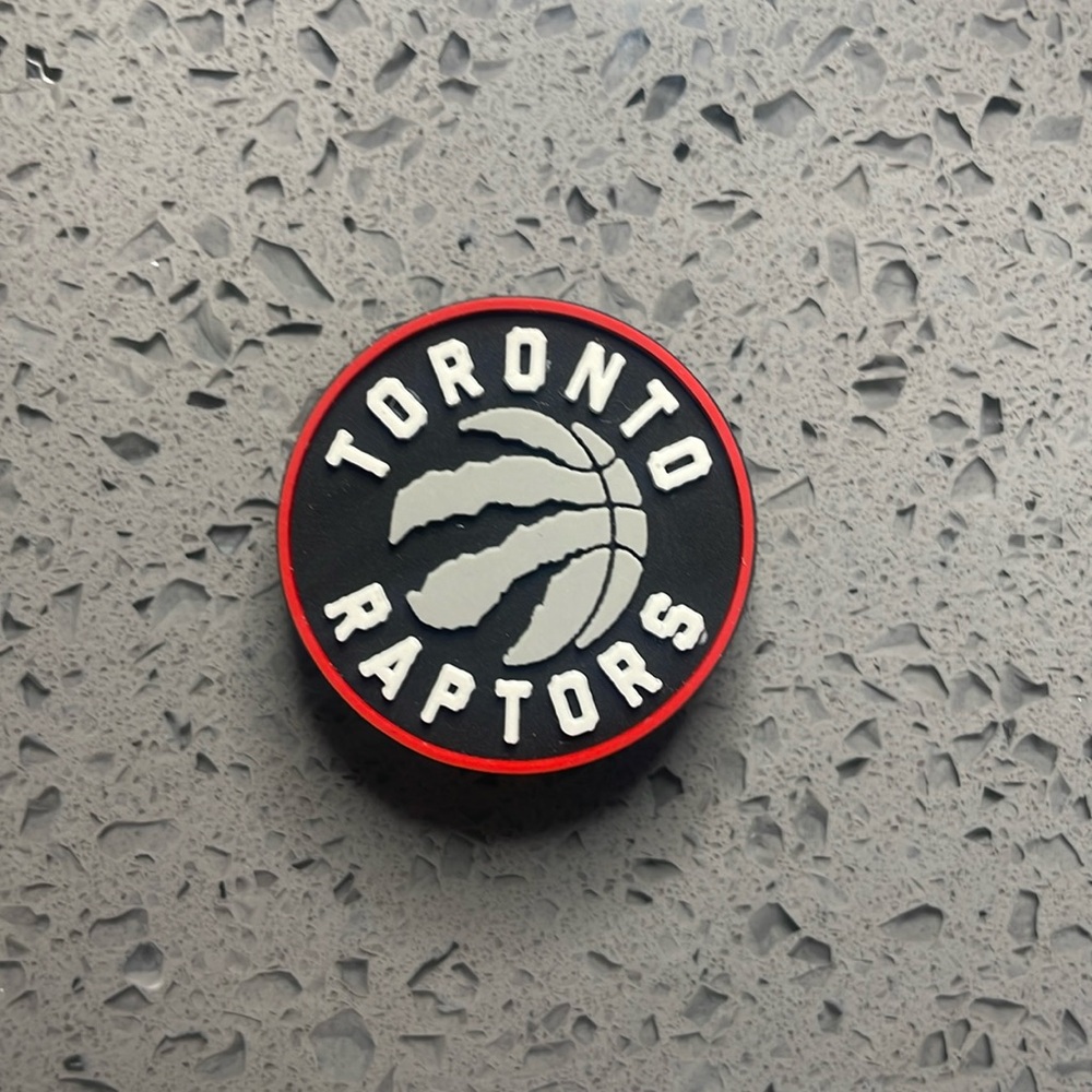 7/$10 NBA Toronto Raptors Jibbitz crocs shoe charm